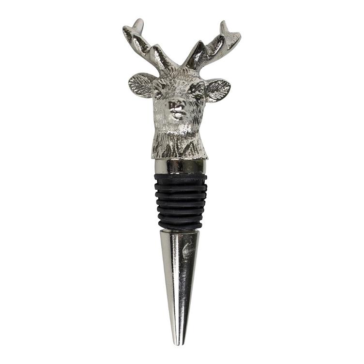 Bottle stopper deer 14cm