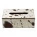 Tissue Box Cow brown/white