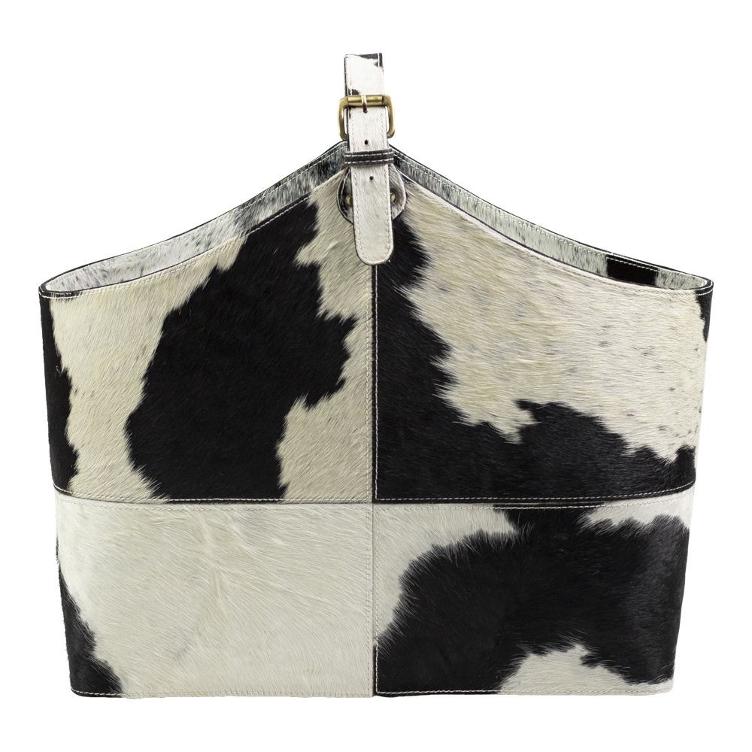 Basket Cow black/white