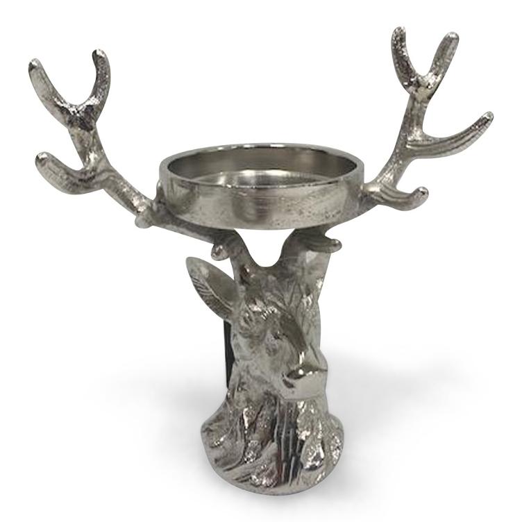 Candlestick Deer 20cm - 0