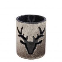 Lantern Cow deer grey 15cm