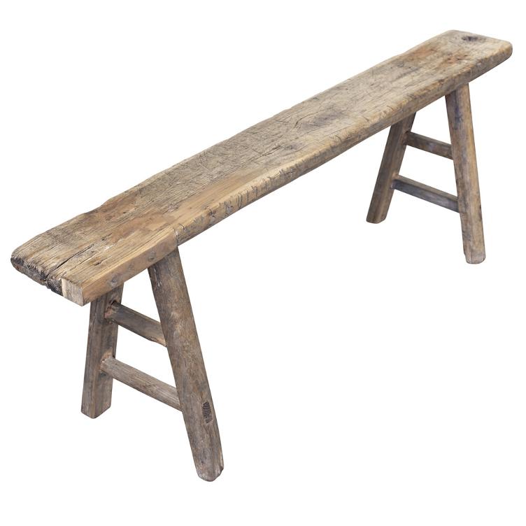 Recycelte elmwood bench 120/30x10x50cm (paletten)