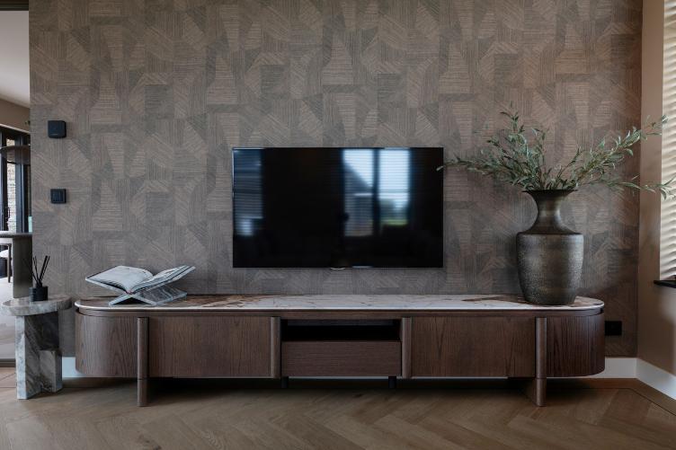 TV cabinet Langford brown