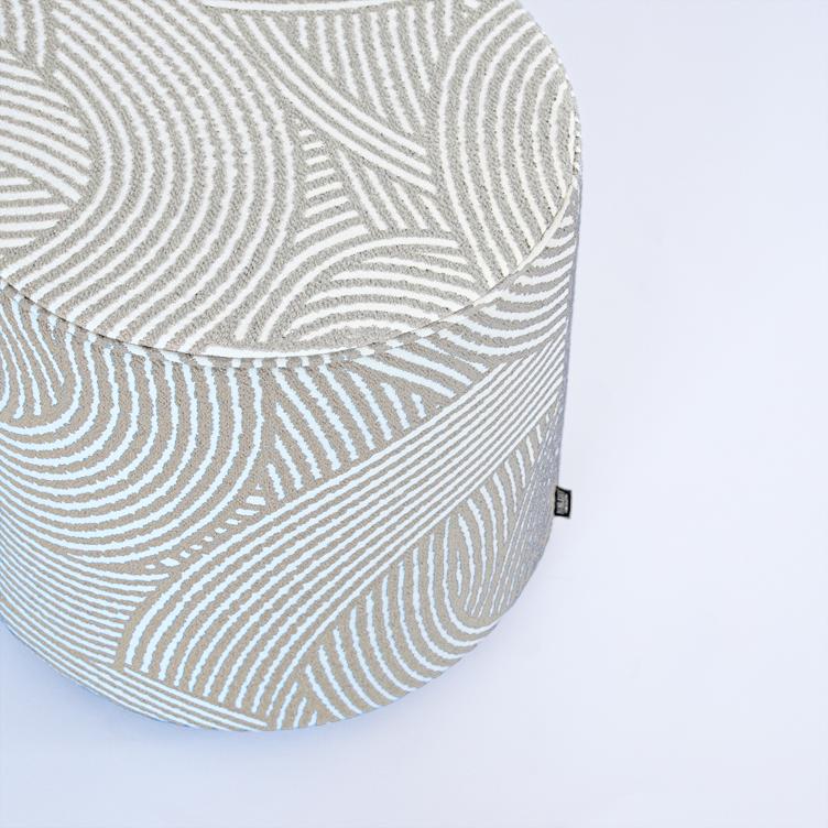 Kleinmöbel - Zen Pouf - Pebble - 44x40 - 0