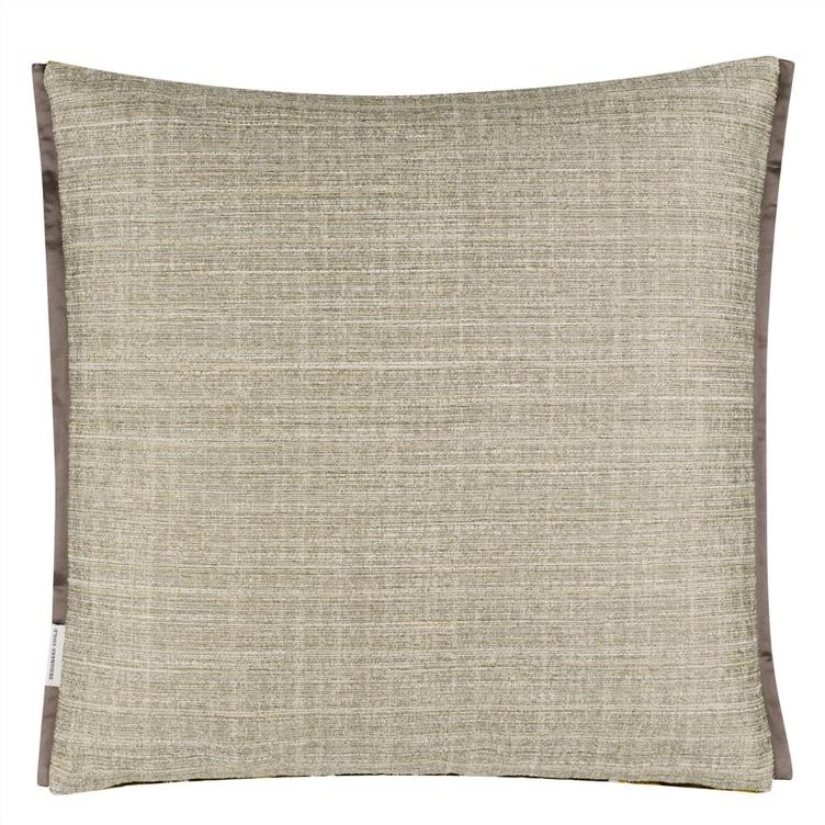 Manipur Ochre Velvet Cushion 43x43 - 0