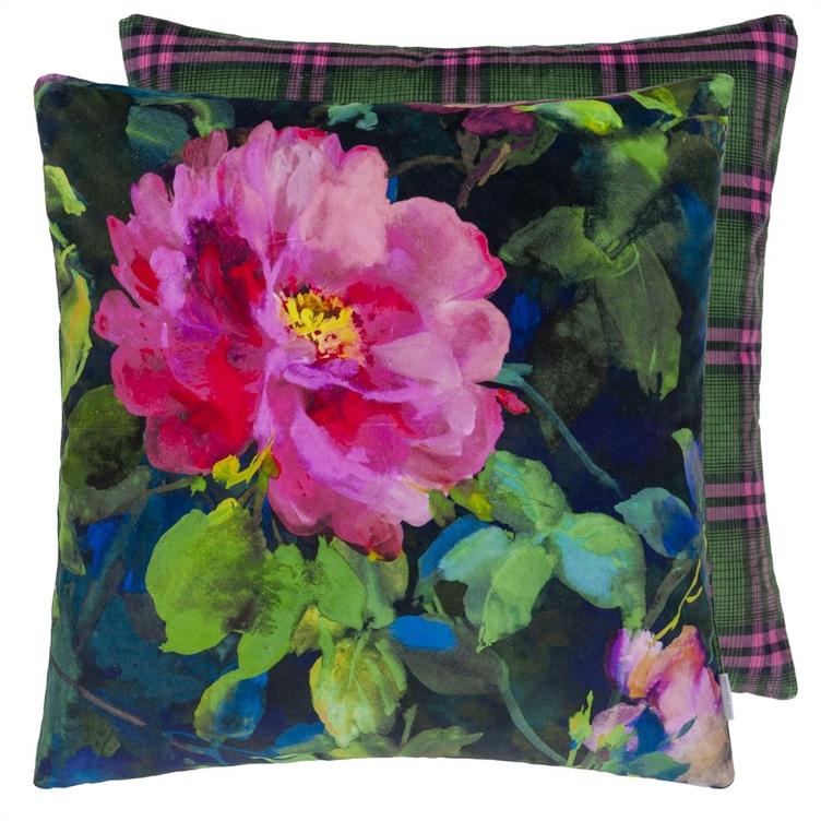 Gertrude Rose Fuchsia Kissen 55x55