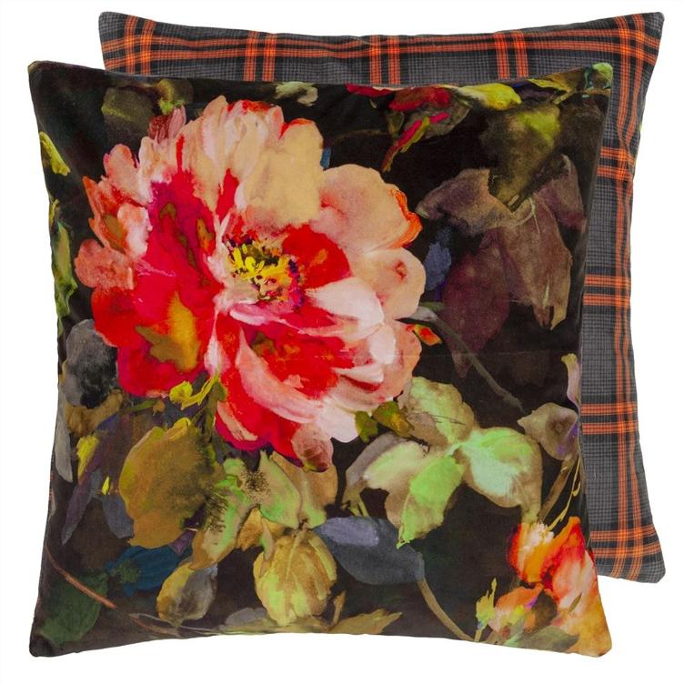 Gertrude Rose Chestnut Kissen 55x55