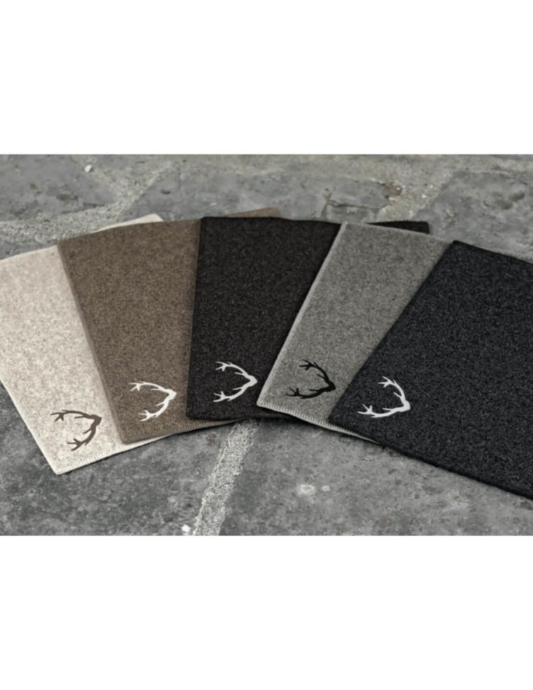 Filz-Tischset rechteckig haselnuss 50x38