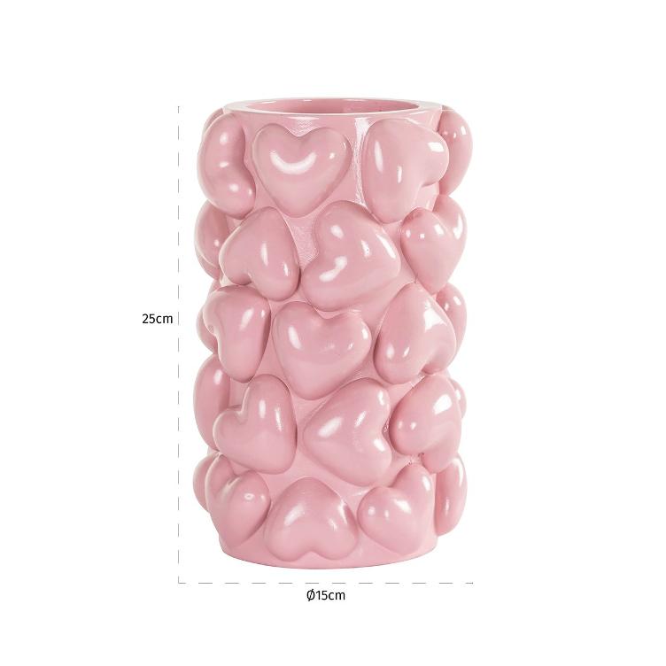 Kerzenhalter Emel Herzen klein (Pink) - 1