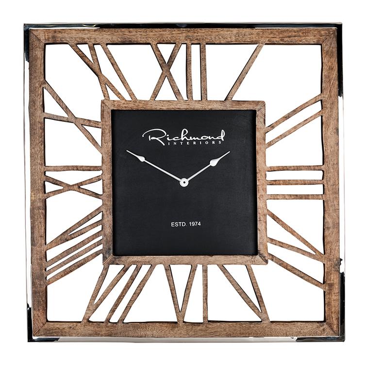 Clock Everson metal square
