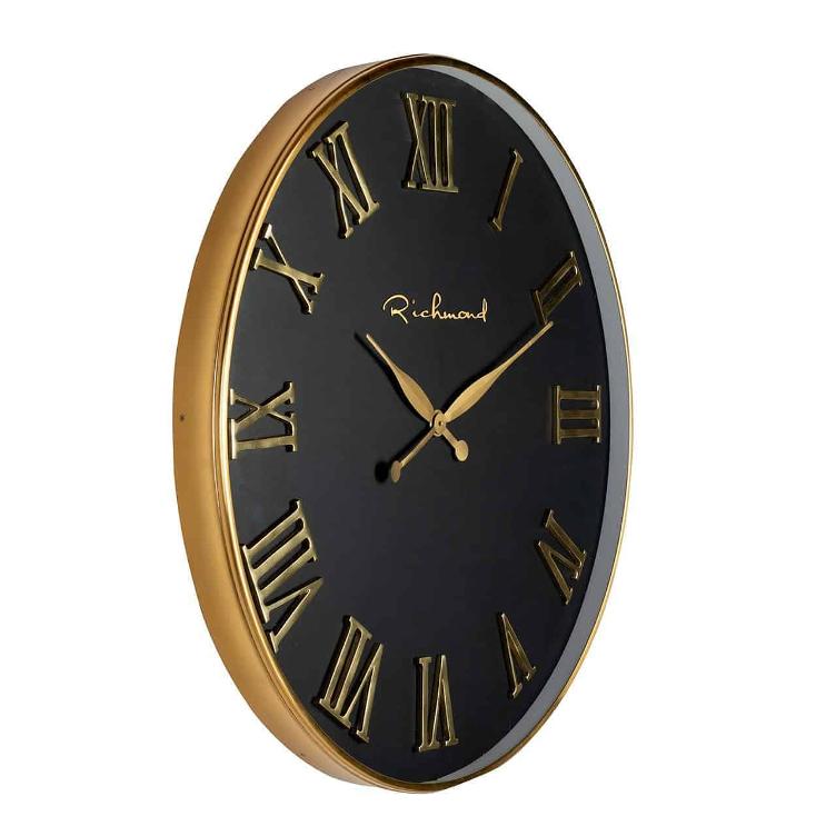 Clock Deonne round gold