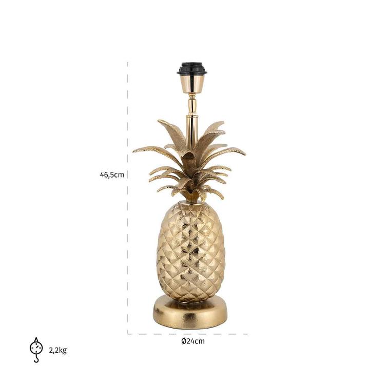 Table Lamp Colada Pineapple gold - 0