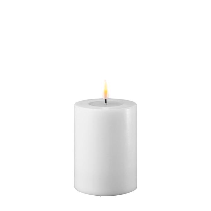 White LED Candle D: 7,5 * 10 cm