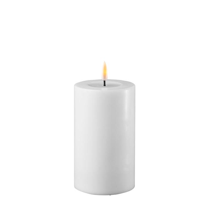 White LED Candle D: 7,5 * 12,5 cm