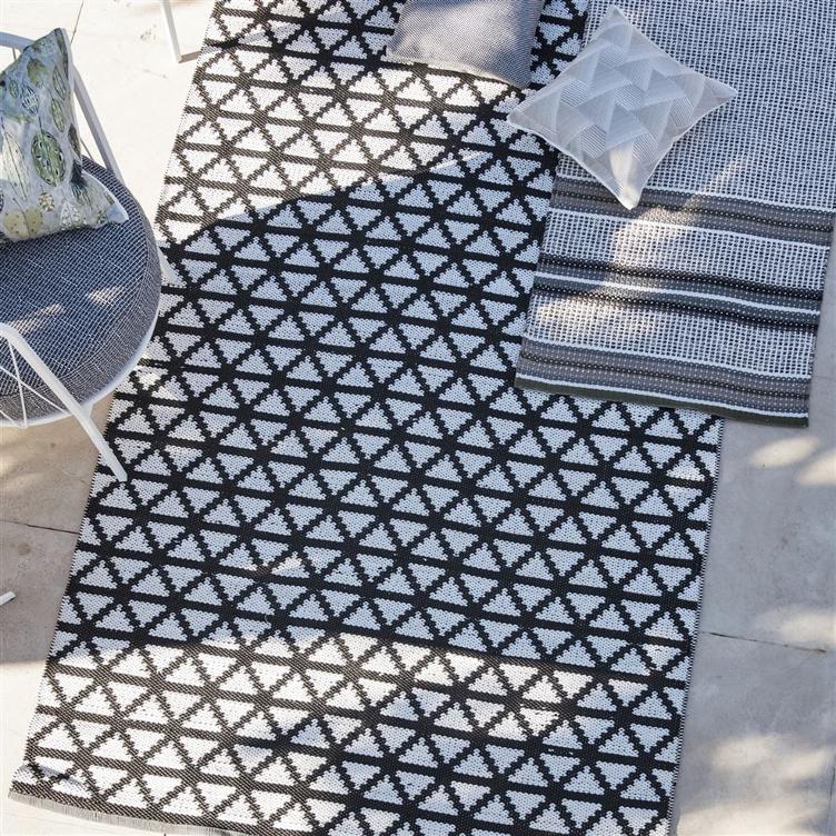 Delray Noir Small Rug 90x150 cm outdoor