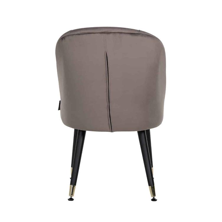 Chair Julius Stone Velvet, Gold footcap - 1