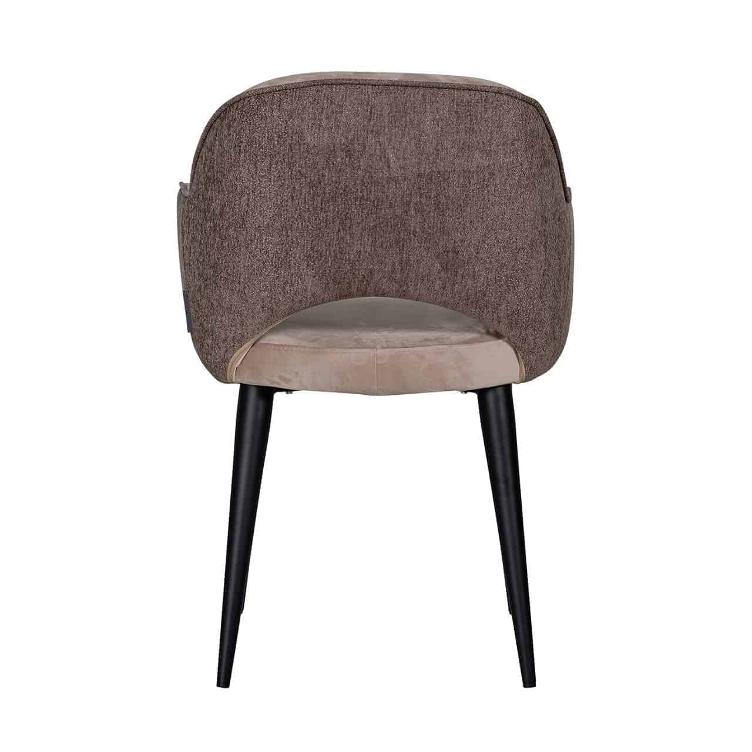 Chair Giovanna with armrest Quartz Khaki / Alaska Stone - 1