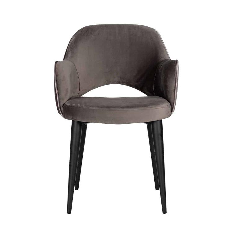 Chair Giovanna with armrest Quartz Stone / Emerald Stone - 2