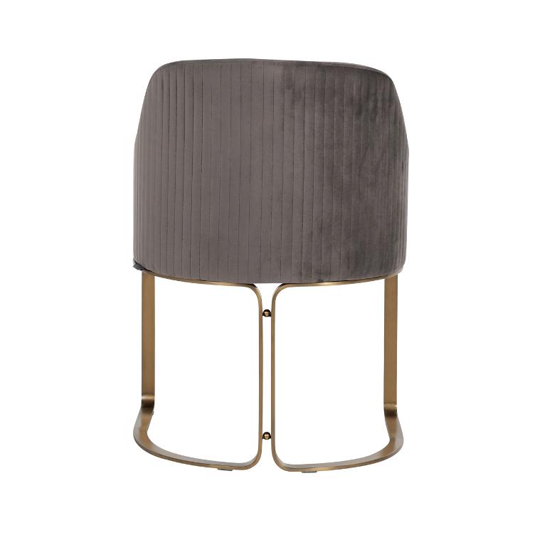 Chair Hadley Stone velvet / Brushed gold - 3