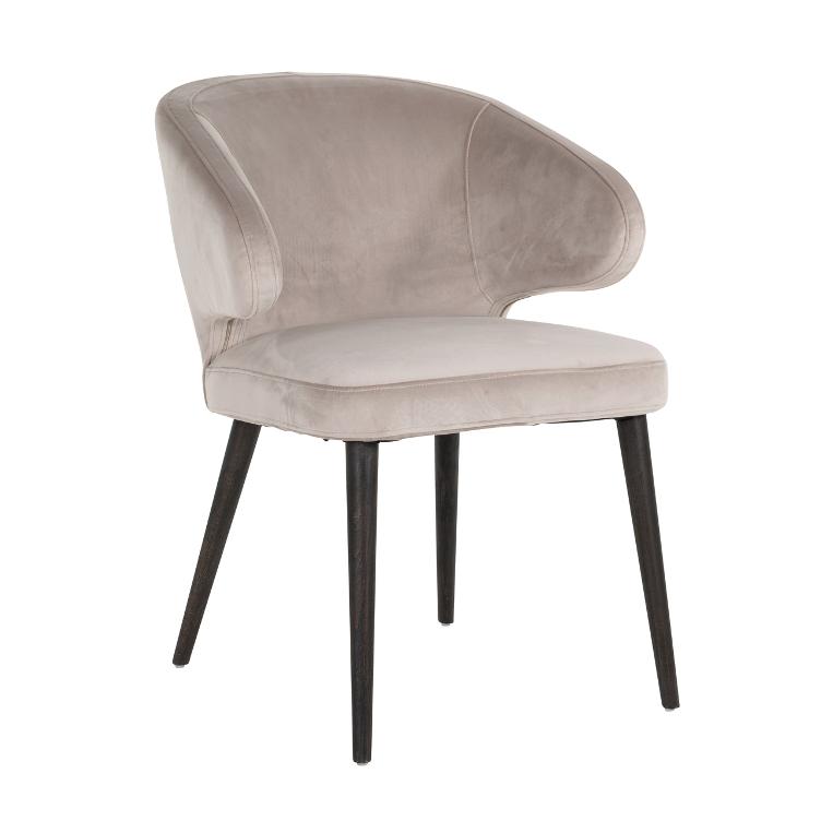 Chair Indigo Khaki velvet