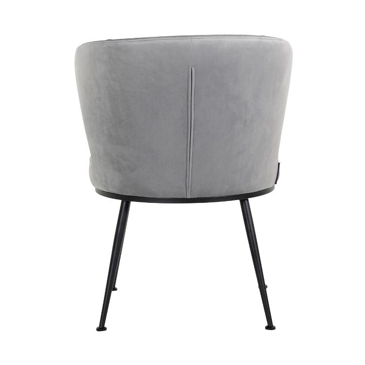 Chair Meadow Steel velvet - 1