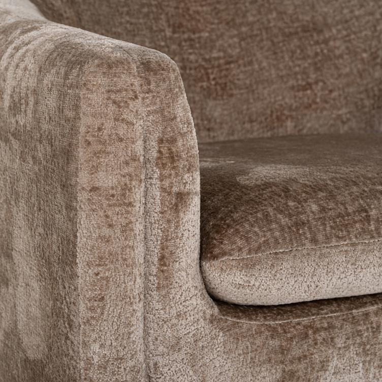 Sessel Charmaine taupe chenille (Bergen 104 taupe chenille) - 1