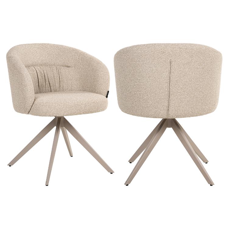Dining chair Olivia biscotti swivel - 2