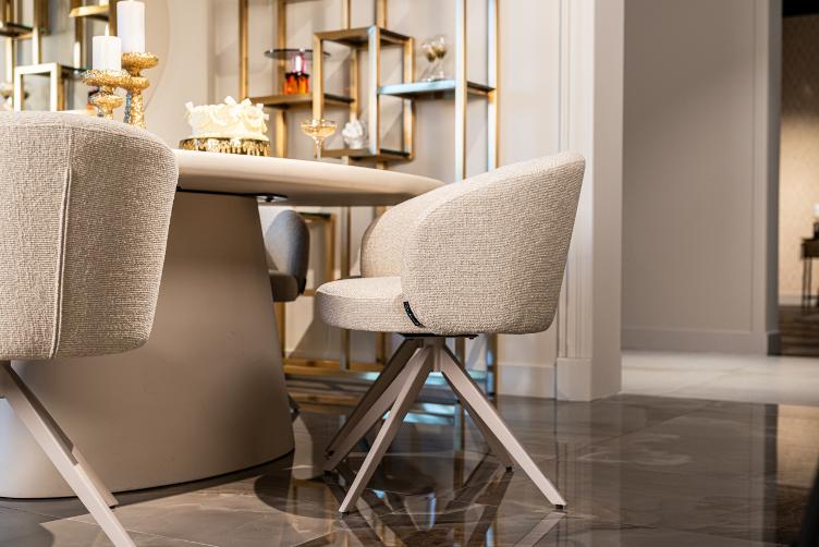 Dining chair Olivia biscotti swivel - 4