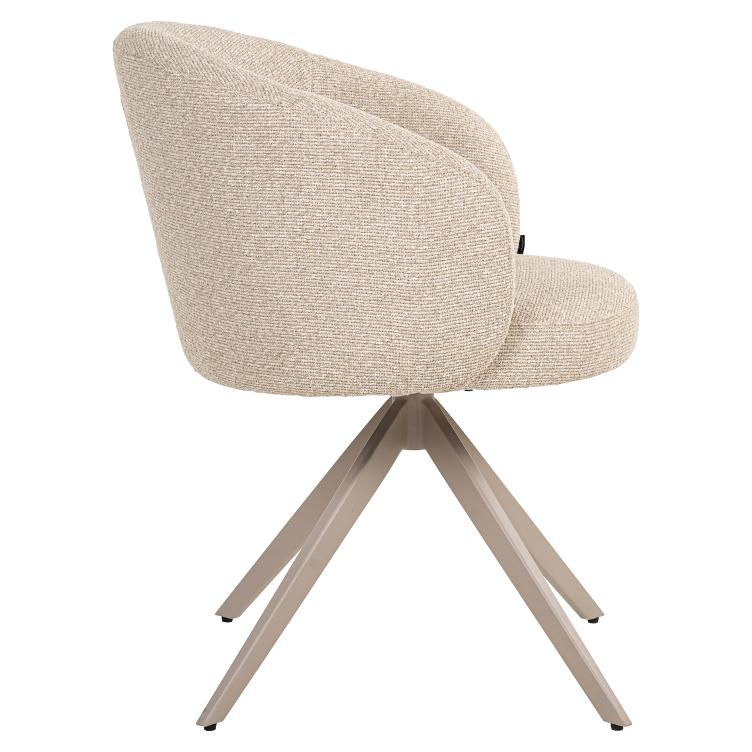 Dining chair Olivia biscotti swivel - 3