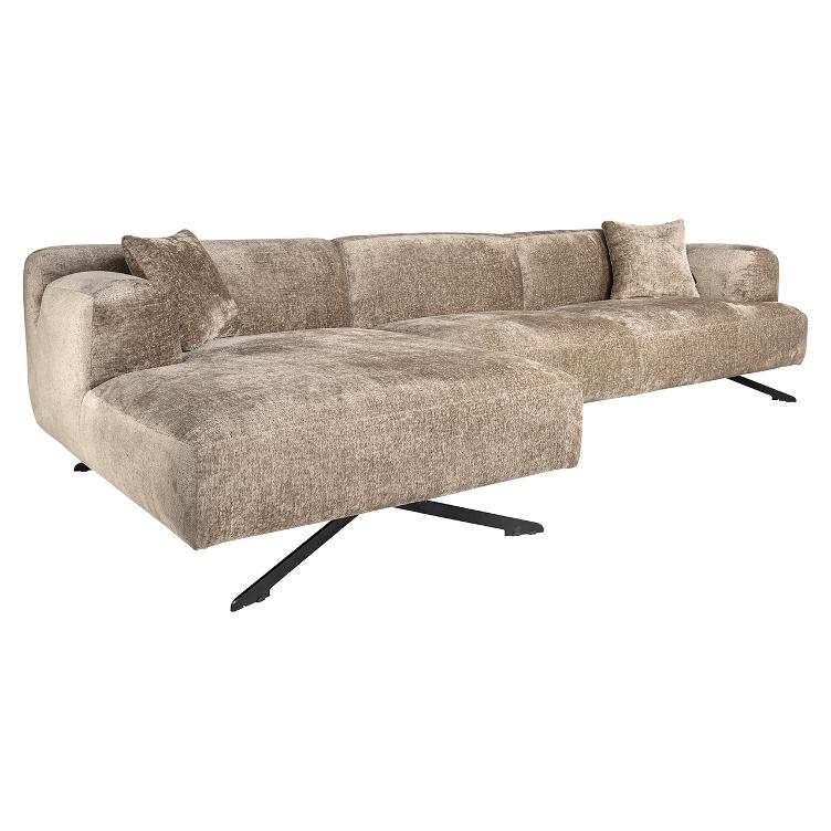 Couch Donovan (Bergen 104 taupe chenille) - 3