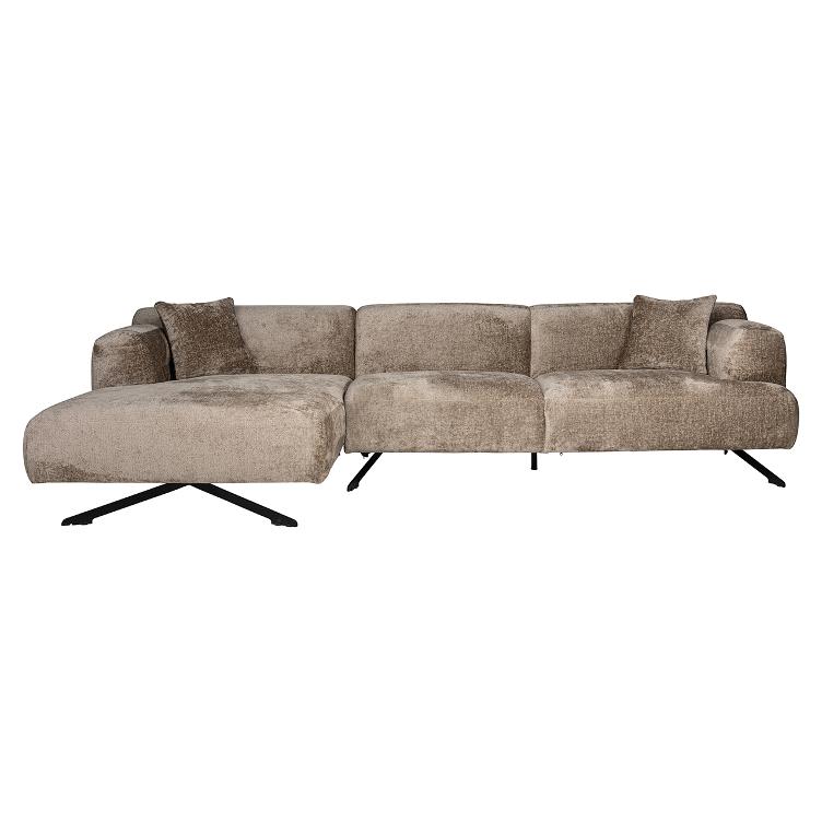 Couch Donovan (Bergen 104 taupe chenille) - 0