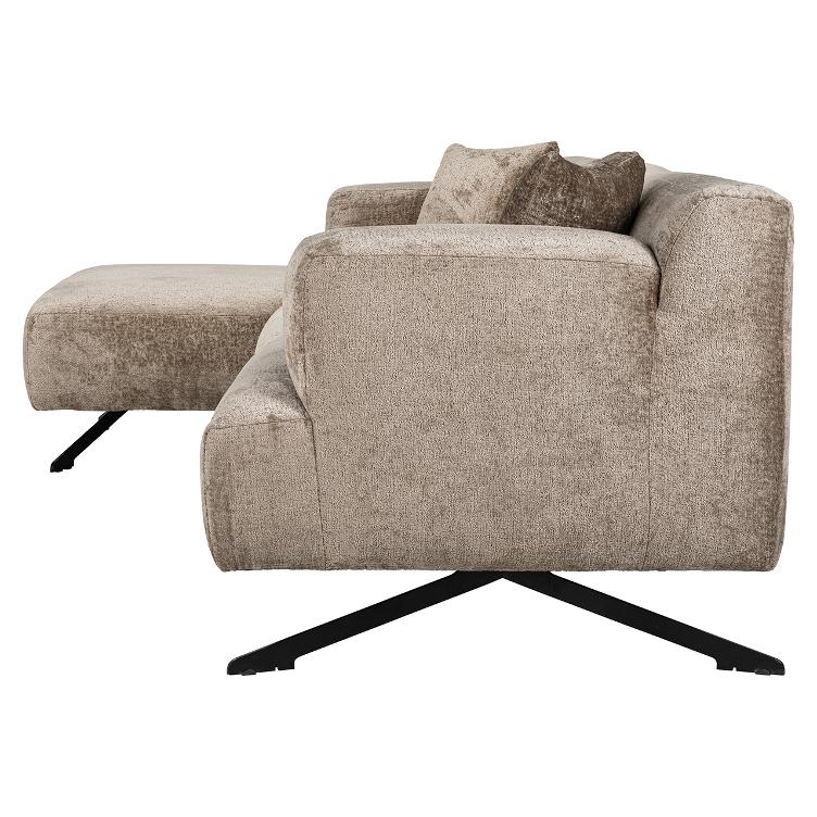 Couch Donovan (Bergen 104 taupe chenille) - 2
