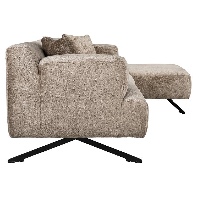 Couch Donovan (Bergen 104 taupe chenille) - 2