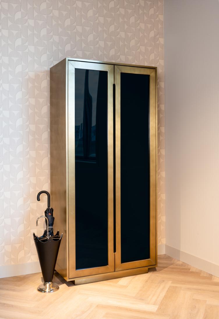 Schirmständer Jytte (Black/gold)